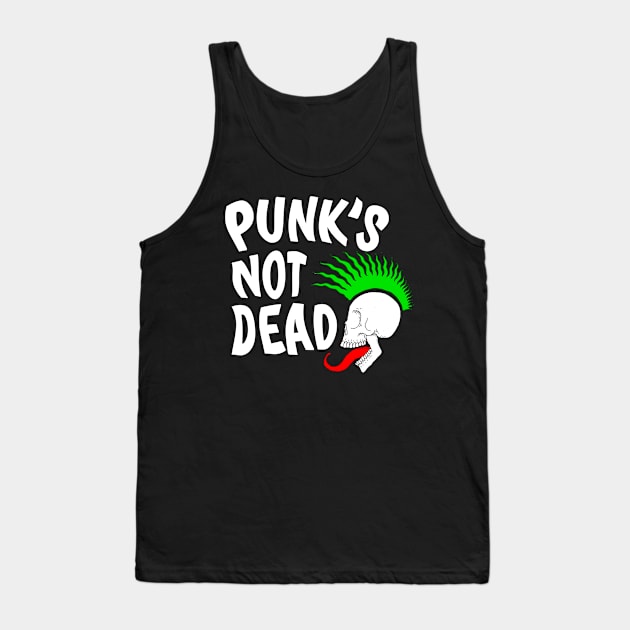 PUNK NOT DEAD Tank Top by lucamendieta